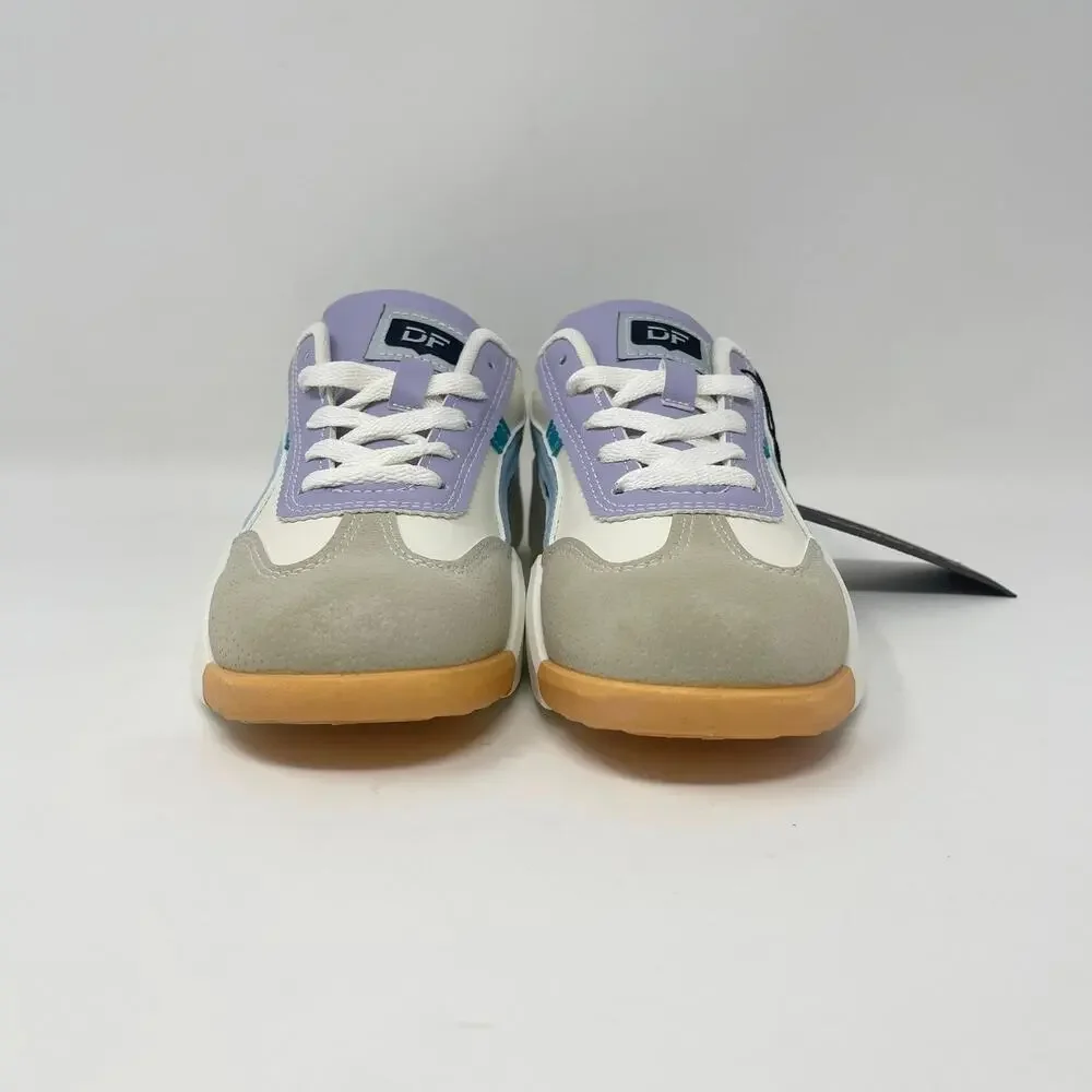 De Florance Cloudea Sneakers Beige‎ Blue Purple EU 35/Womens 4-4.5/Girls 3.5